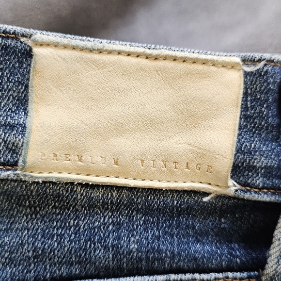 Citizens Of Humanity Distressed Skinny Jeans - Raw Hem Denim - Picture 9 of 9